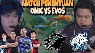 Download lagu SIAPA YG TURUN KE LOWER BRACKET ?! PENENTUAN PALING TEGANG !! ONIC VS EVOS MATCH 5 - MPL S16