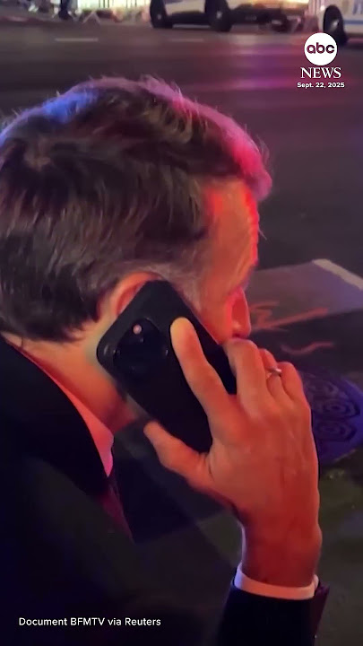 French President Macron calls Trump after getting stuck in NYC traffic