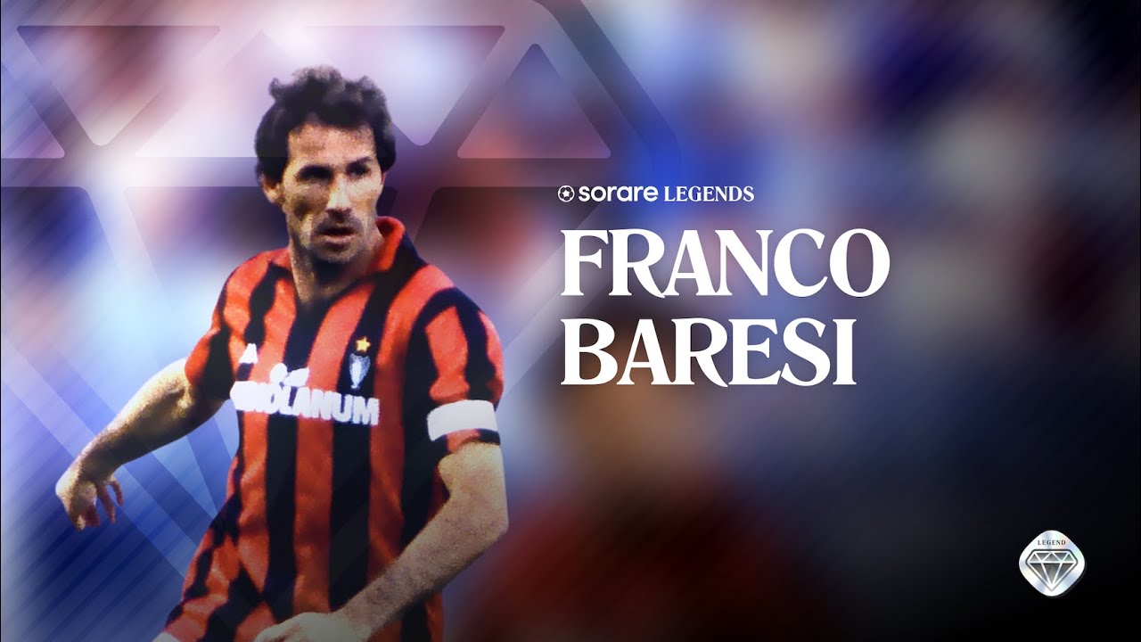 Sorare Legends - Franco Baresi 1989-90 - Milan's Player of Century - YouTube