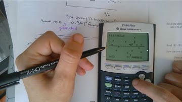 3.2 Assess the model (calculator): Residual plot, r-sq, S