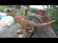 Динозавры игрушки набор 12 штук.Видео для детей.Dinosaurs toys set of 12 pieces.Videos for kids.