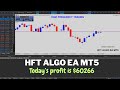 HFT Algo EA MT5 | Live Forex Trading | Todays Profit Is $60266 | High Frequency Trading