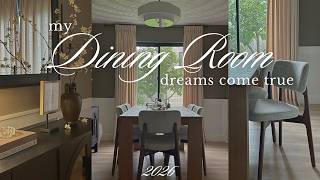 DREAM DINING ROOM UPGRADE | UNBOXING NEW DINING CHAIRS + STYLING NEW DECOR