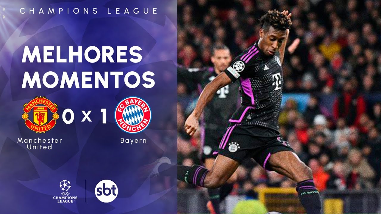SBT transmite Manchester United x Bayern de Munique: última chance