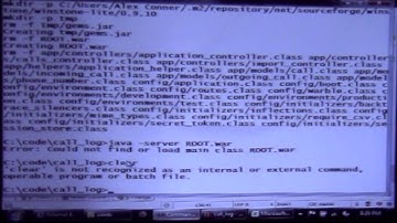 jRuby on Windows with Warbler - IndyRB - Sept 14, 2011