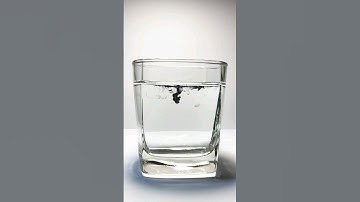 Slow mo Ink drop in water