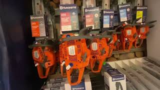 Lowes Husqvarna trimmer, chainsaws, push-mowers lineup (2023)
