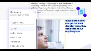Setka Editor Features: Micro-Templates
