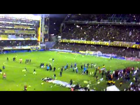 Salida Boca vs Banfield 12.6.2011