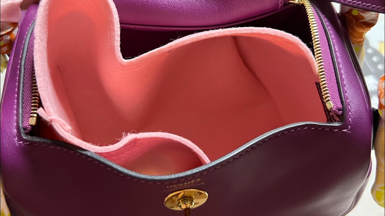 bag inserts for Hermes in the loop bag and Hermes mini lindy