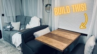 How to build an RV dinette table!
