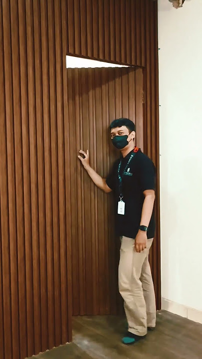 HIDDEN DOOR / PINTU KAMUFLASE DENGAN BALIAN WALLPANEL