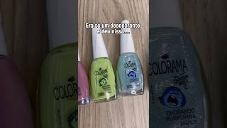 Coleção Colorama Divertida Mente 2! Era só um desodorante… #divertidamente2 #unhas #esmaltes