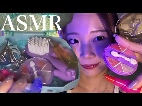 【ASMR】おもちゃでメイクしてあげる💄 I'll make up with a toy💄make up role pray❤️