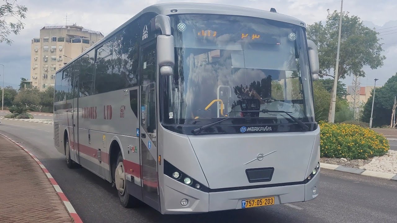 Volvo B13R Mars with AEB of G.B Tours on Route 339 on HaBanim blvd ...