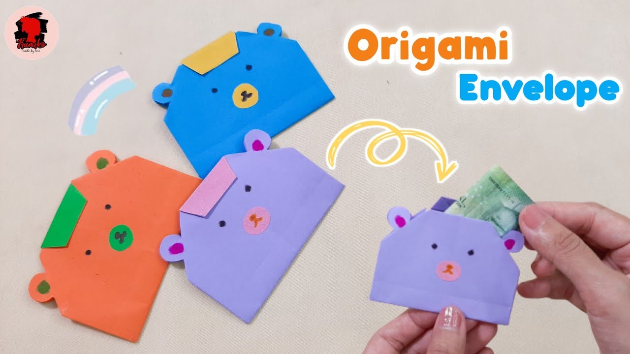 How to Make a Cute Paper Envelope/DIY Origami Envelope/Easy Origami ...