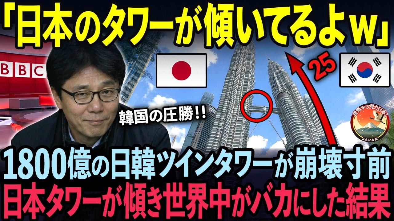 【BBC緊急特集】韓国独自の技術で建築した452mのパクリタワーを1年で建てた結果…【海外の反応】