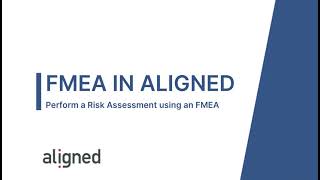 FMEA in Aligned Elements