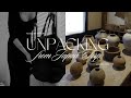 【unpack with me】日本から持ってきたもの/ 荷解き動画📦