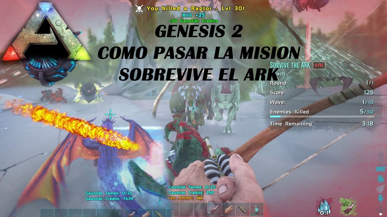 ARK GENESIS 2 Misiones SOVREVIVIR EL ARK BETA GAMMA ALPHA - YouTube