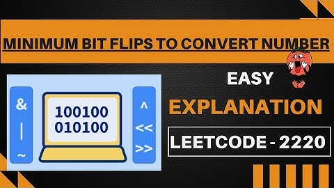 Minimum Bit Flips to Convert Number | Leetcode 2220 | Easy explanation | Hindi | Code Wizard