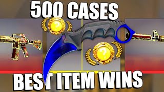 I DID A 500 CASE UNBOXING BATTLE and THIS HAPPENED | TDM_Heyzeus