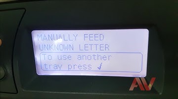 How to delete error, remove error "Load tray 1. Plain, Letter " HP LaserJet 4250 4350 series Printer