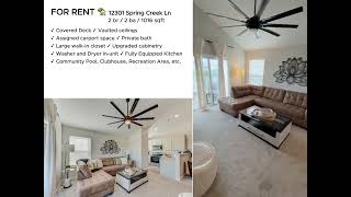 FOR RENT 🏡 12301 Spring Creek Lane