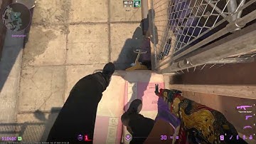 CS2 Silent Drop for Sandbags on Overpass