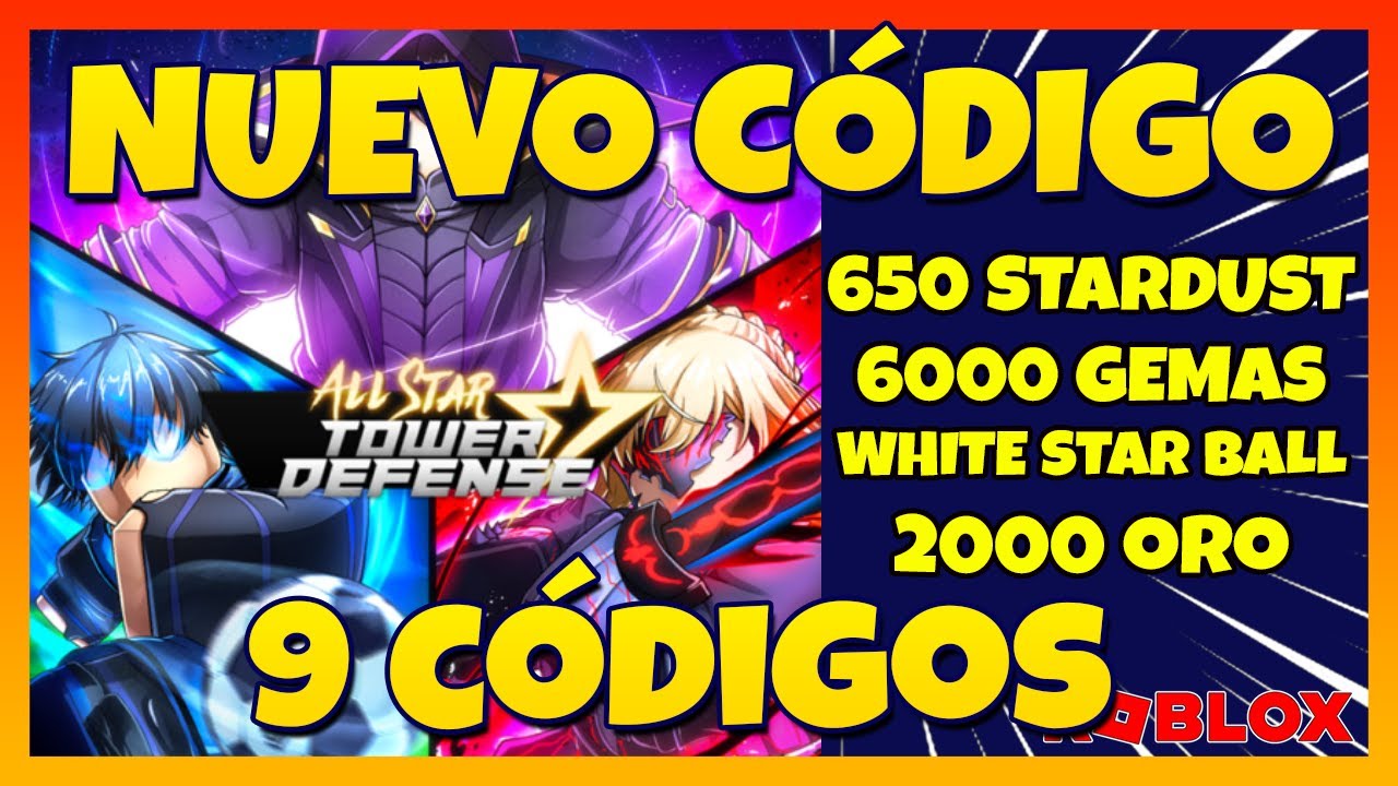 TODOS los CÓDIGOS de 🔥 ALL STAR TOWER DEFENSE 🔥 activos Y actualizados de  2023 de ROBLOX / TilloASR 