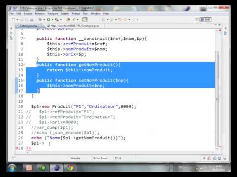 M Youssfi PHP Objet Classe TUTO1