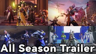 All Season Trailers (Season 1  10) Overwatch 2