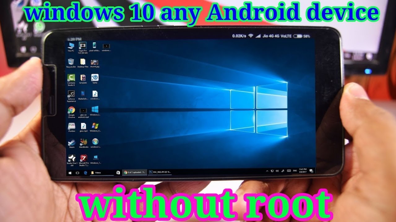 🔥Windows 10 on Any Android device! Without root 2019 - YouTube