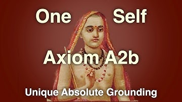 One Self Axiom A2b: Unique Absolute Grounding — ∀y [E(y) → ∃!a (A(a) ∧ Cond(a,y))]