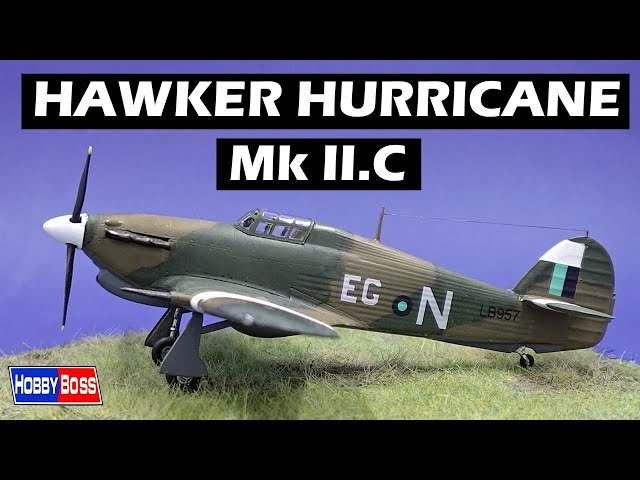 【中古】「未使用品」Hobbyboss 1:72 - Hurricane Mkii Trop HOBBYBOSS 1/72 SCALE HAWKER HURRICANE MK.IIc (Trop)- Build Video