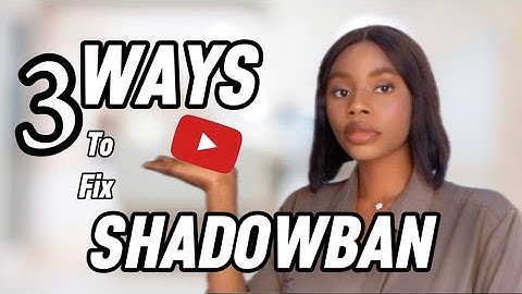 HOW TO FIX SHADOW BAN ON YOUTUBE || EASY FIX