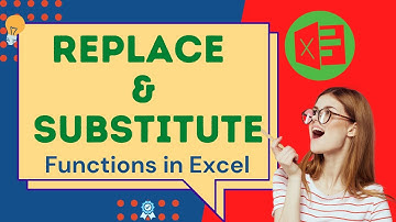 REPLACE & SUBSTITUTE Functions in Excel || Excel Tutorial