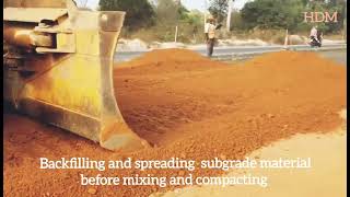 Subgrade Spreading By Bouldozer