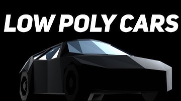 Blender: How to make low poly car | Blender 2.9