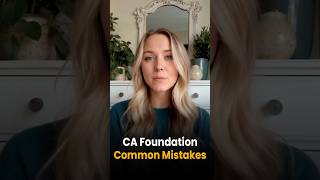 CA Foundation Students Are Losing Marks Because of THIS! 🚨 #shorts