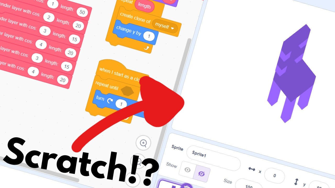 How to Create a 3D Chair Effect in Scratch! | Scratch Tutorial (Ep1 ...