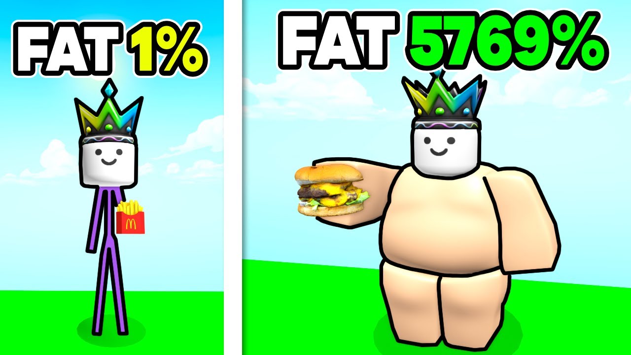 I Gain Weight to Overpowered On Roblox YouTube