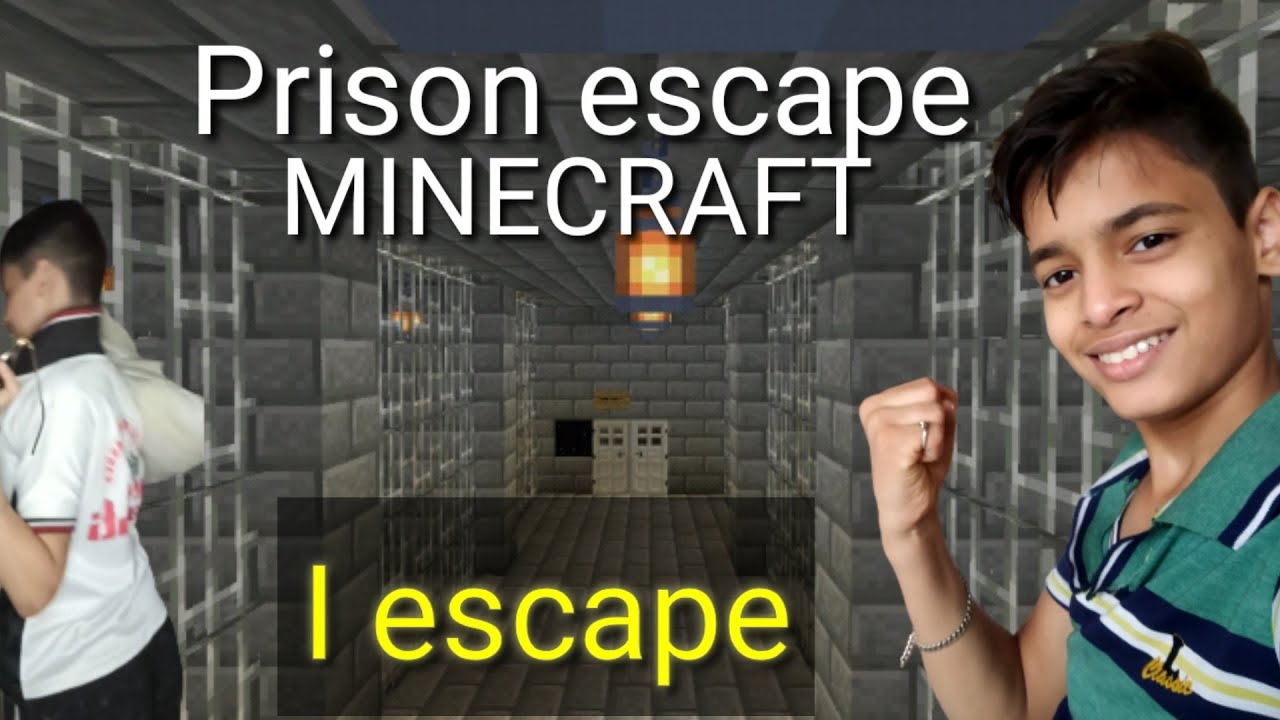 I escape from prison escape in Minecraft - YouTube