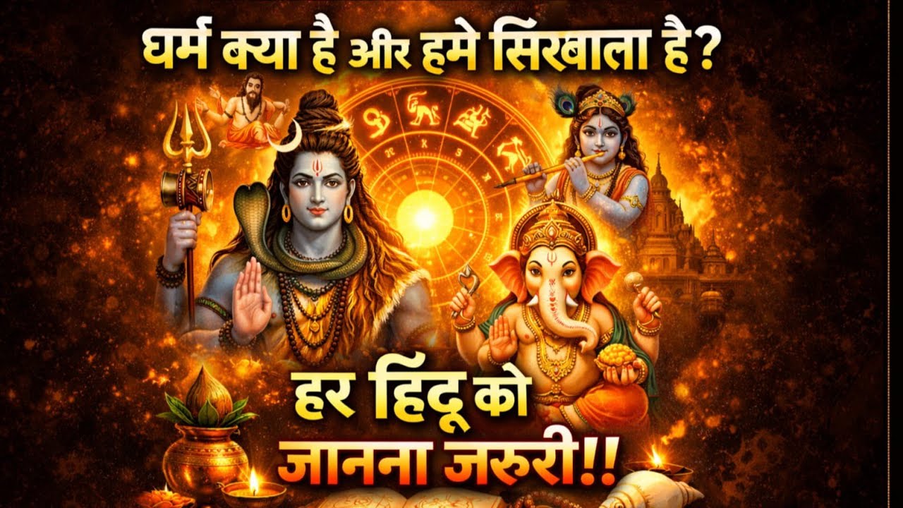 धर्म क्या है और हमें क्या सिखाता है? हर हिंदू को जानना जरूरी।।