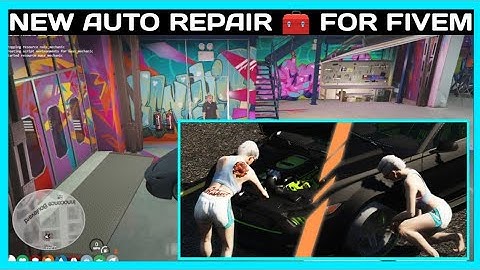 QBCore Auto Repair 🧰 Script *FREE* | FiveM Roleplay Scripts | FiveM Tutorial 2023 | MJ DEVELOPMENT