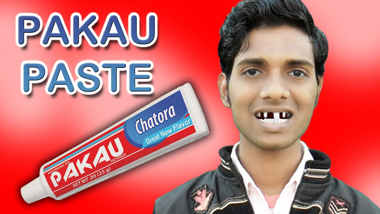 Aapke Toothpaste Mein Kya Hai  Hindi Comedy Video  Pakau TV Channel