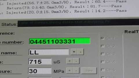 QR code Creating video for CR-NT916 common rail test bench