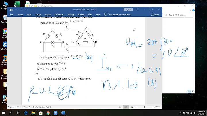 Bài tập mạch điện 3 pha có đáp án năm 2024
