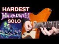 Learning the Hardest Megadeth Solo