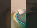 Most beautiful bath bomb #rainbow #bathbomb #kidsfun #kidsactivities #amazonfinds
